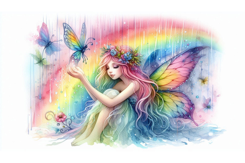 dreamy-fairy-rainbow-rain