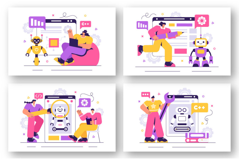 10-artificial-intelligence-robot-programming-illustration