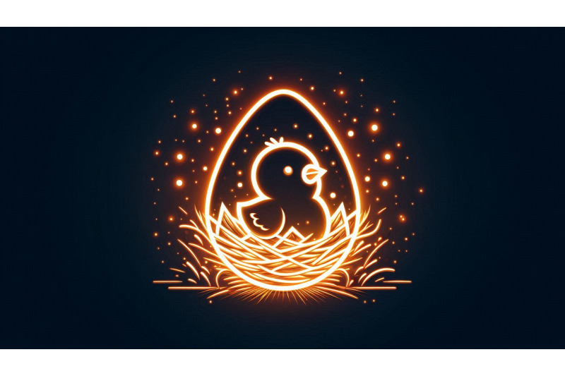 eggshell-chick-in-glowing-nest