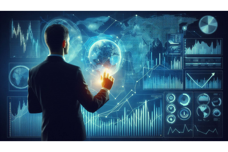 financial-data-hologram