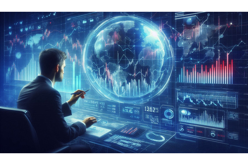 financial-data-hologram