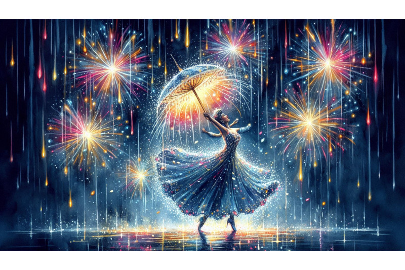 firework-dancer-glowing-rain