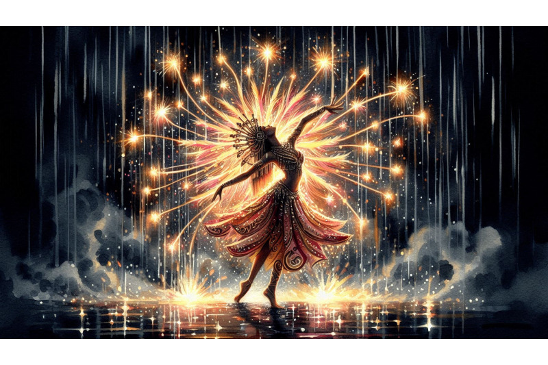 firework-dancer-glowing-rain