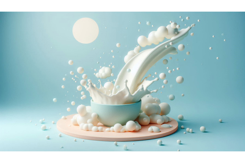 floating-milk-splash-minimal