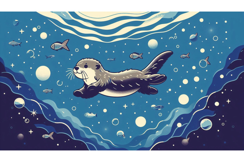 floating-sea-otter