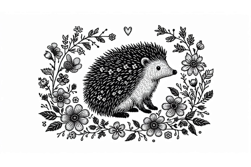 floral-hedgehog-embroidery