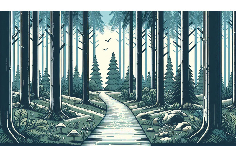forest-path-trees