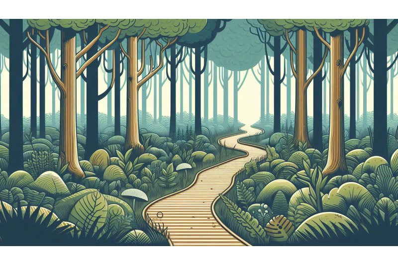 forest-path-trees