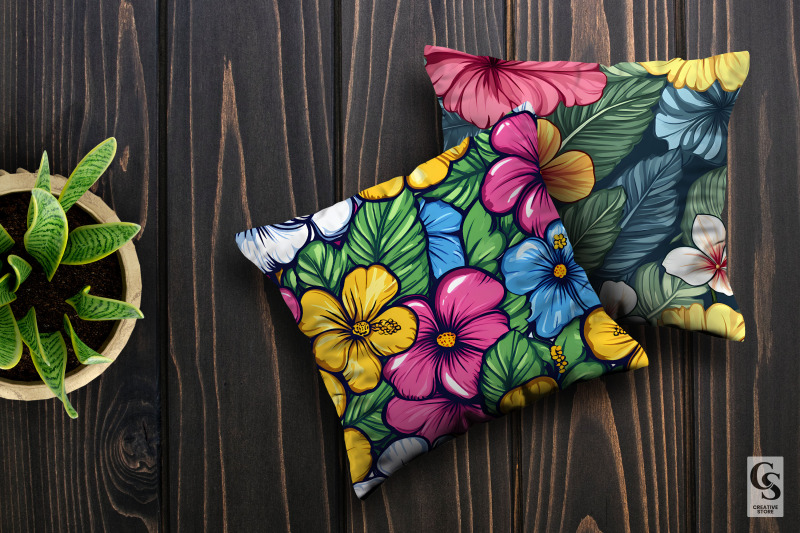colorful-tropical-flowers-seamless-pattern