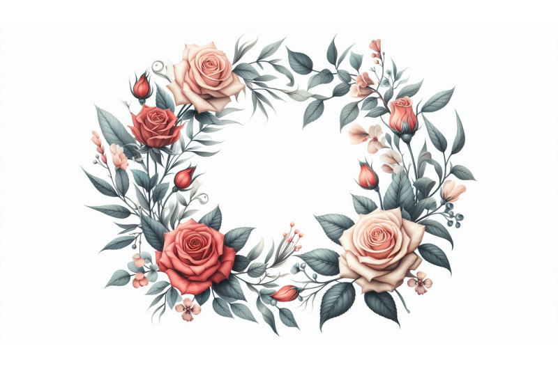 stylized-rose-frame