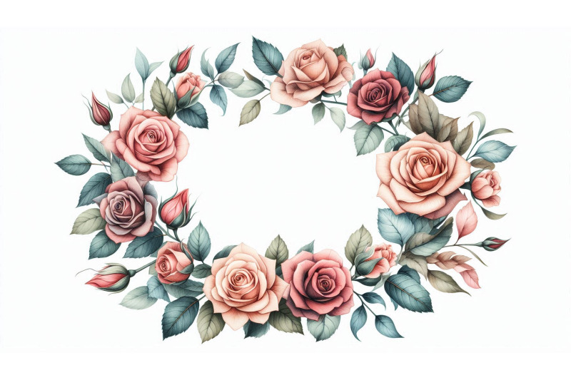 stylized-rose-frame