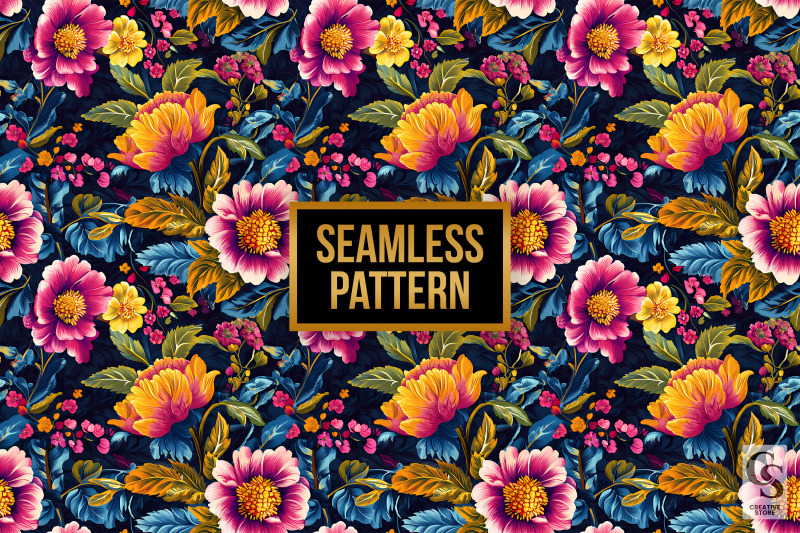 vibrant-botanical-flowers-seamless-pattern