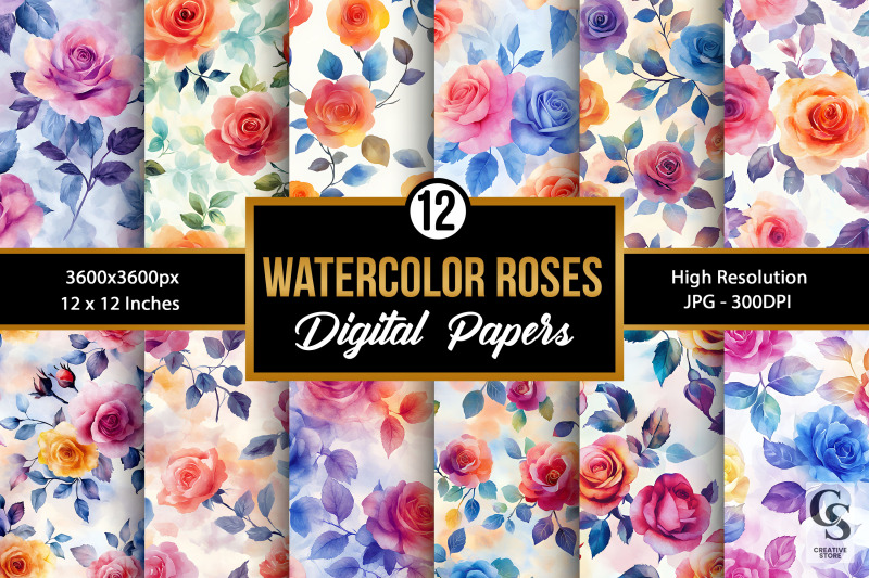 watercolor-rose-flowers-seamless-pattern