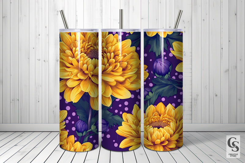 yellow-amp-purple-chrysanthemum-flowers-patterns