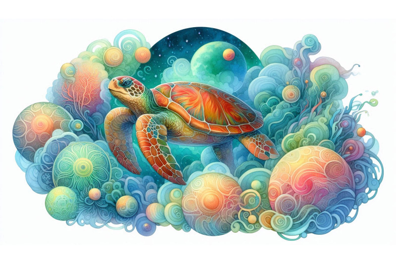 surreal-sea-turtle