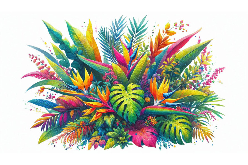 vibrant-tropical-plants