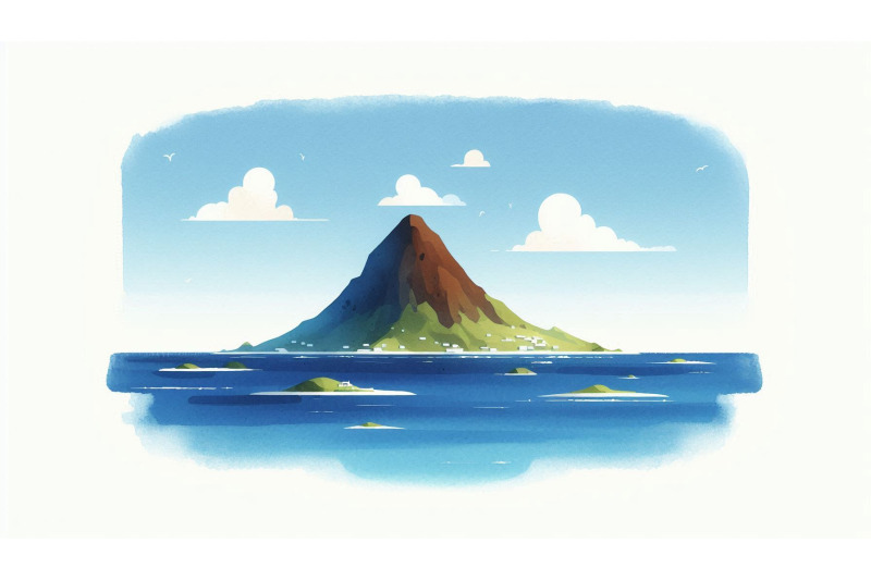 volcanic-island-sea