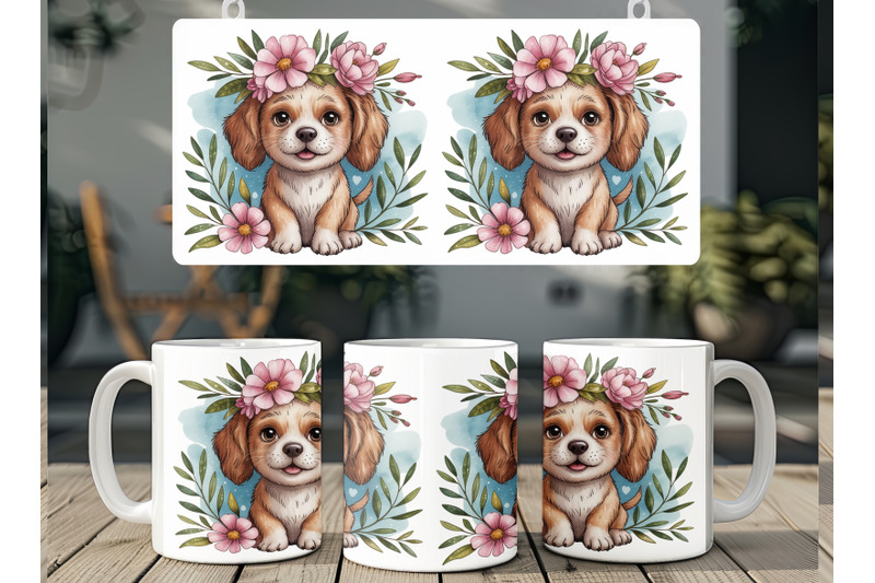 floral-dog-mug-bundle