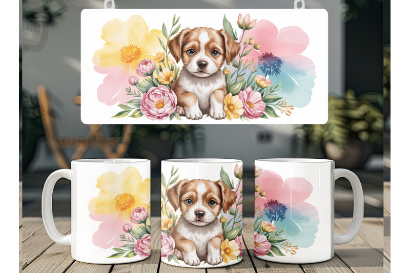 floral-dog-mug-bundle
