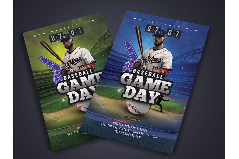 baseball-sport-game-day-flyer