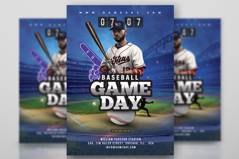 baseball-sport-game-day-flyer