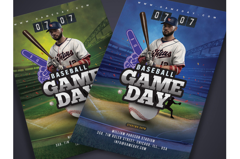 baseball-sport-game-day-flyer
