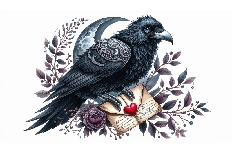 gothic-raven-love-letter