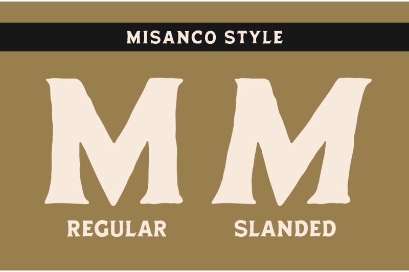 misanco-organic-display-font