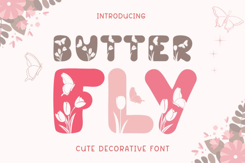butterfly-cute-decorative-font