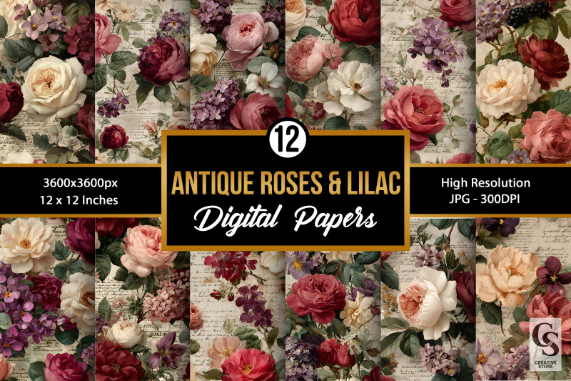 antique-roses-and-lilac-digital-papers