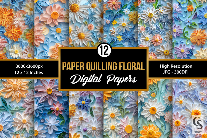 pastel-paper-quilling-flowers-digital-paper