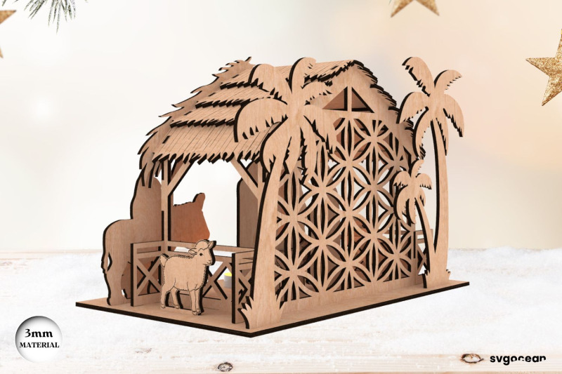 nativity-scene-candle-holder-laser-cut