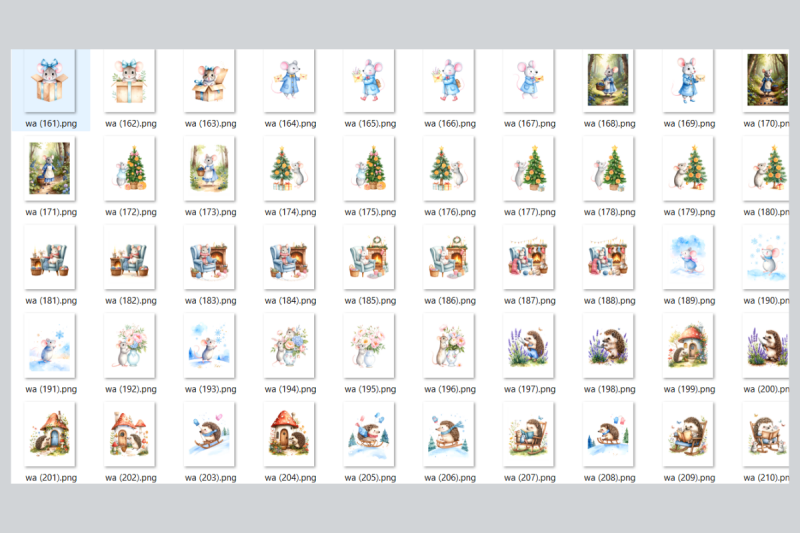 whimsical-woodland-animals-clipart-bundle