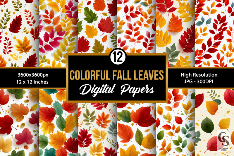fall-colorful-leaves-seamless-patterns