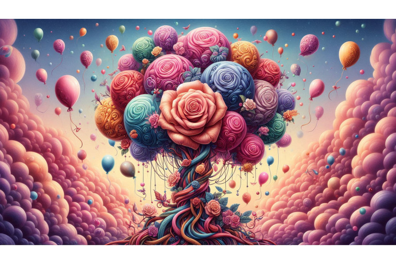 balloon-rose-surreal