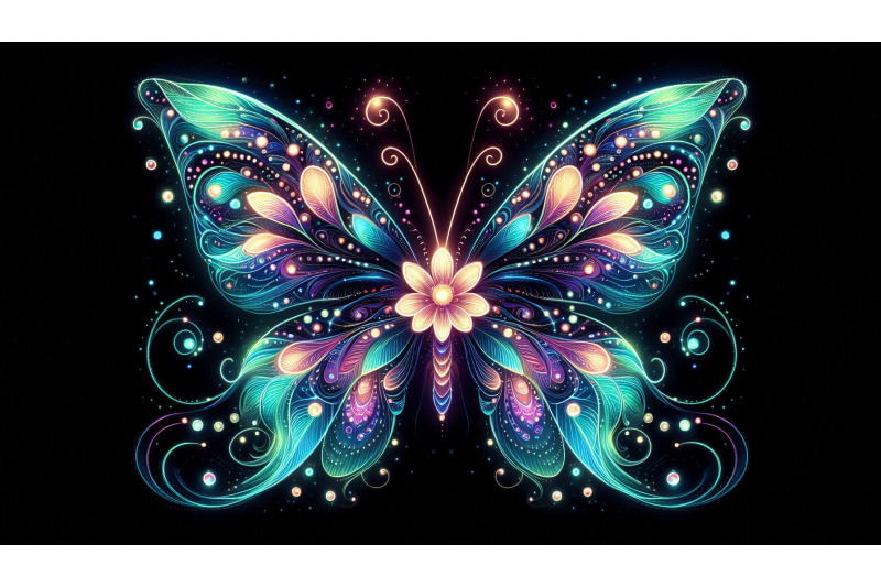bioluminescent-glow-butterfly
