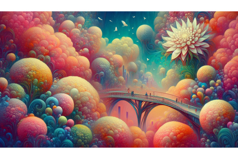 bridge-flower-surreal