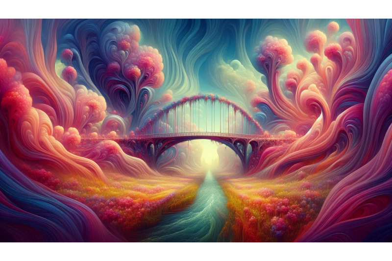 bridge-flower-surreal