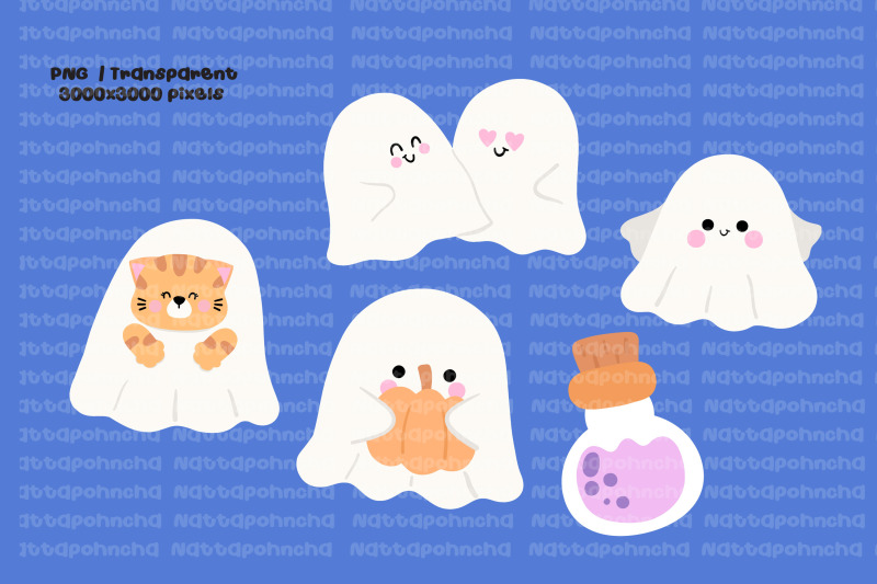 cute-halloween-cat-and-ghost-clipart