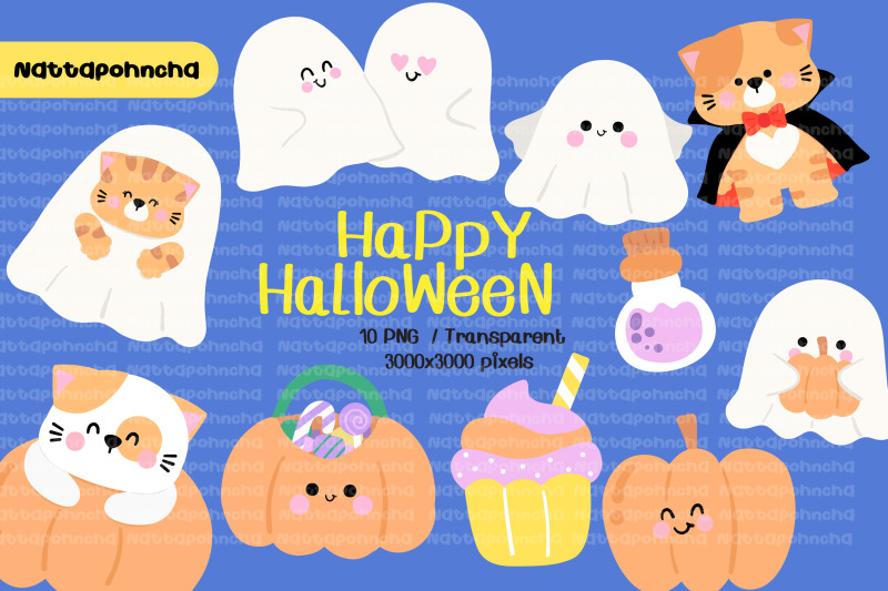 cute-halloween-cat-and-ghost-clipart