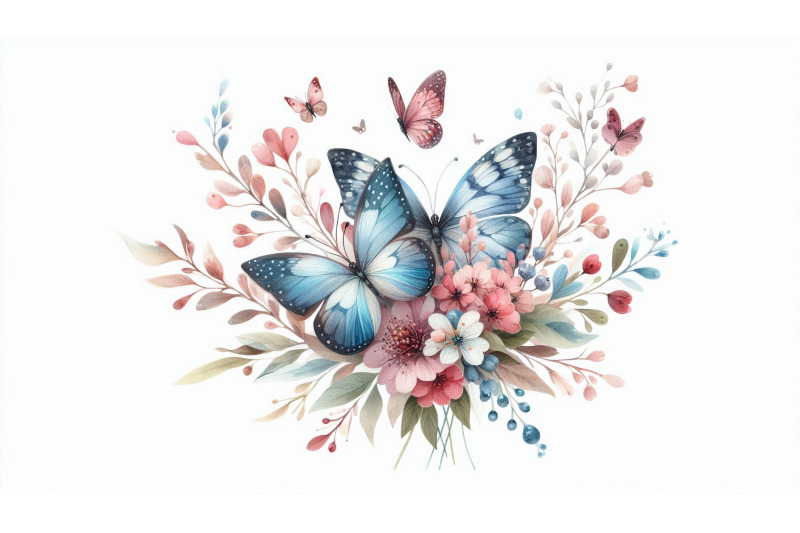 butterfly-bouquet-watercolor