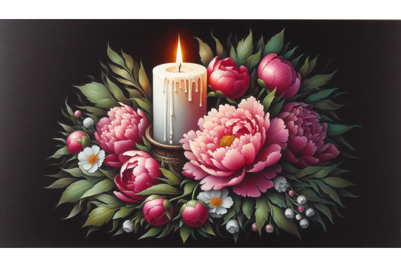 candle-peony-acrylic