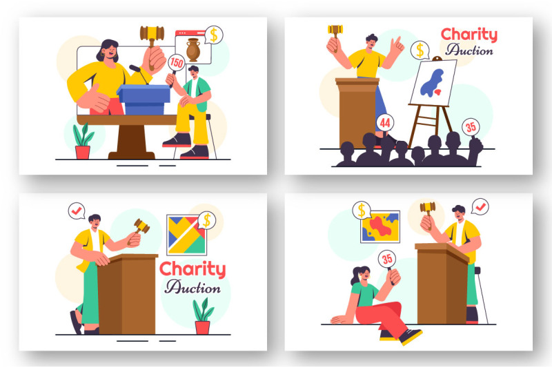 9-charity-fundraising-auction-illustration