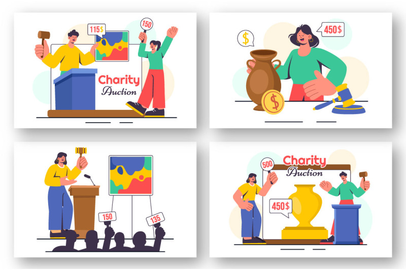 9-charity-fundraising-auction-illustration