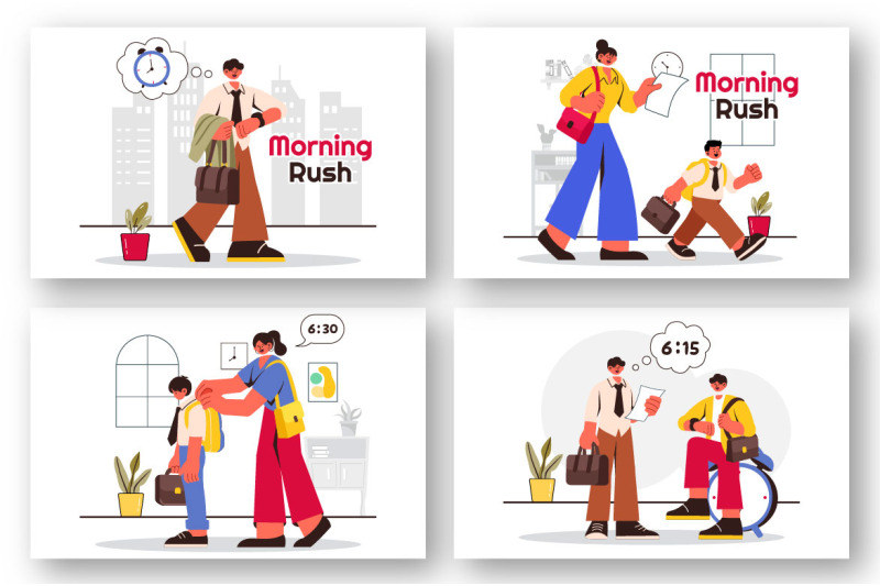 9-morning-rush-hour-illustration
