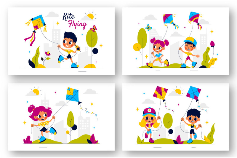 9-joyful-kite-flying-activity-illustration