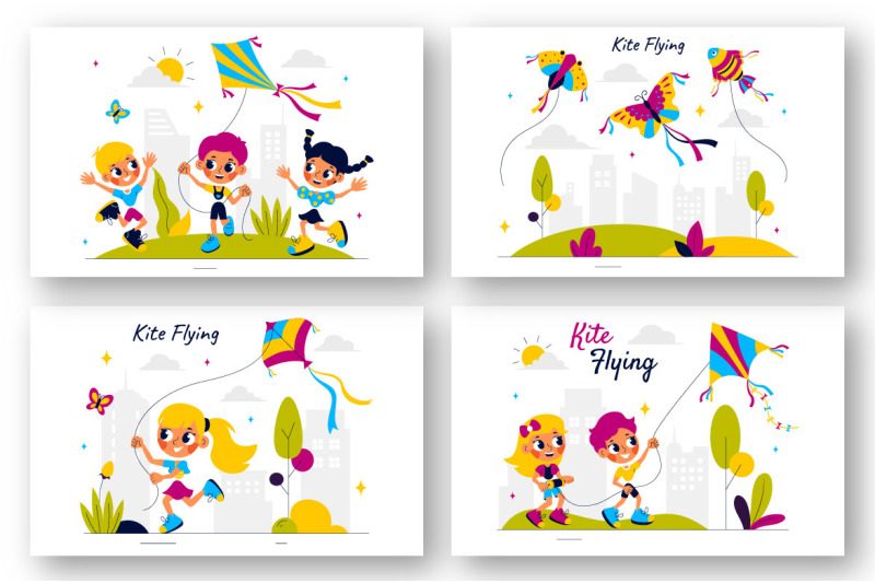 9-joyful-kite-flying-activity-illustration