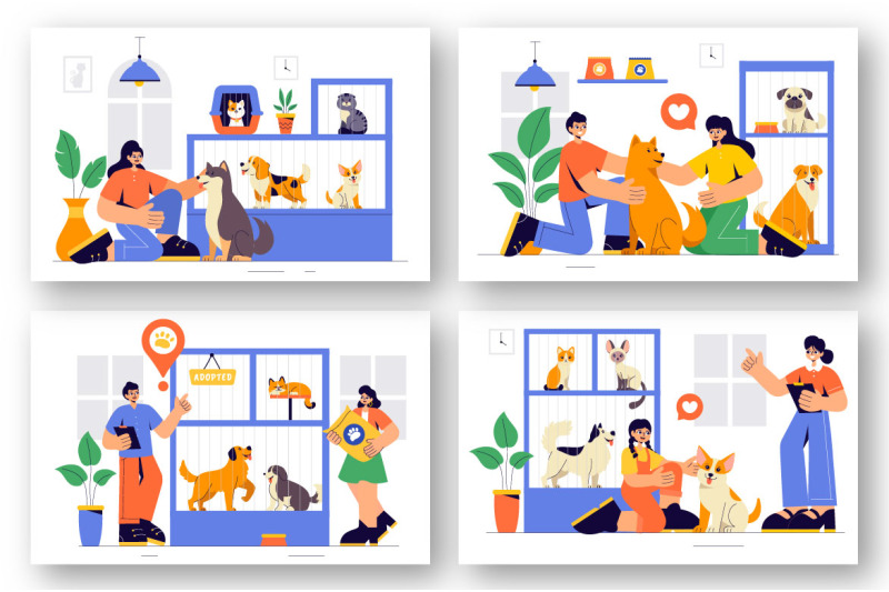 8-pet-adoption-center-illustration