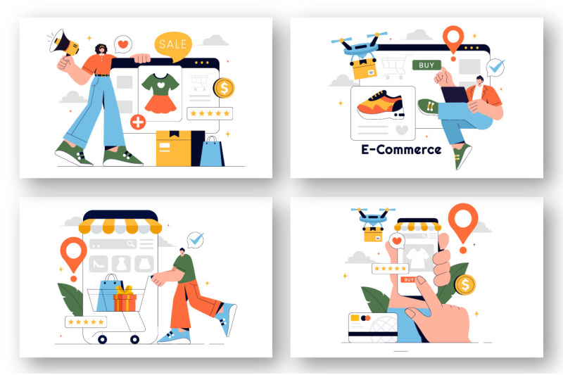 9-e-commerce-transactions-business-illustration