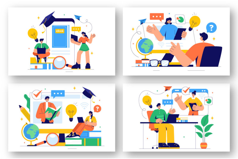 9-online-learning-and-education-illustration